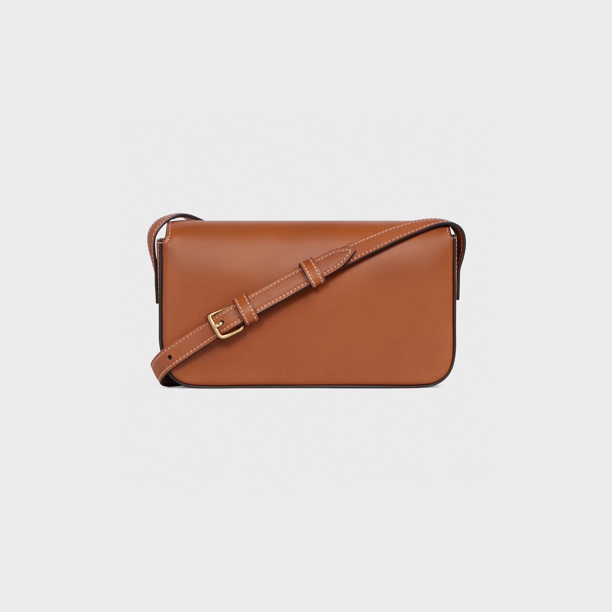 SHOULDER BAG CLAUDE in Natural Calfskin