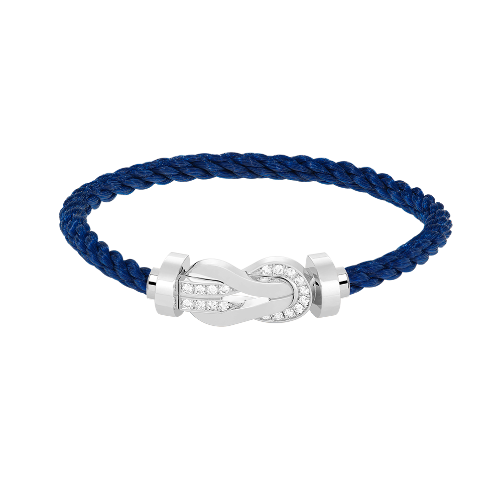 CHANCE INFINIE BRACELET 18K WHITE GOLD AND DIAMONDS LARGE MODEL