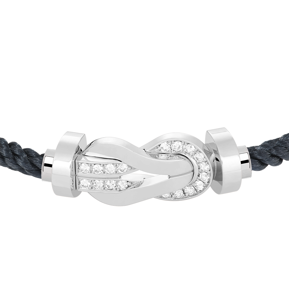 CHANCE INFINIE BRACELET 18K WHITE GOLD AND DIAMONDS LARGE MODEL