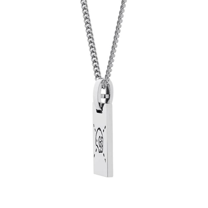 Sterling Silver Ghost Pendant Necklace YBB45531500100U
