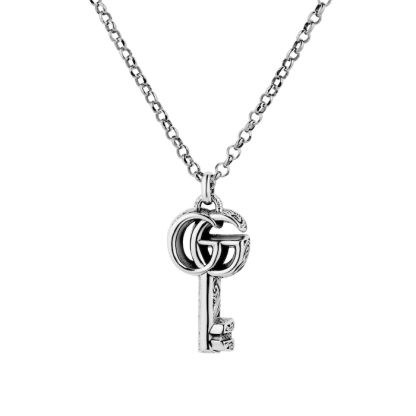 Sterling Silver Marmont Key Necklace 19.5"