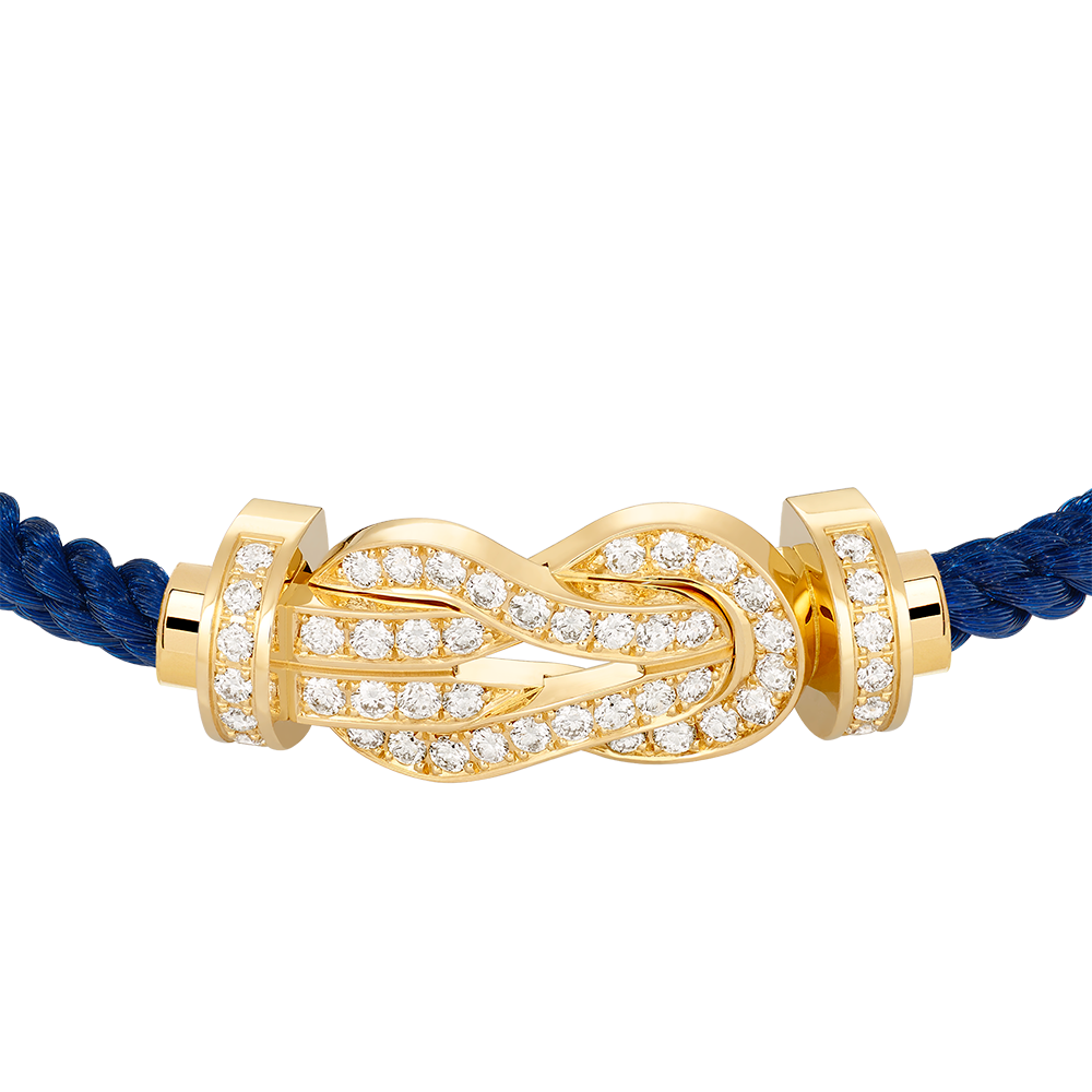 CHANCE INFINIE BRACELET 18K YELLOW GOLD AND DIAMONDS LARGE MODEL