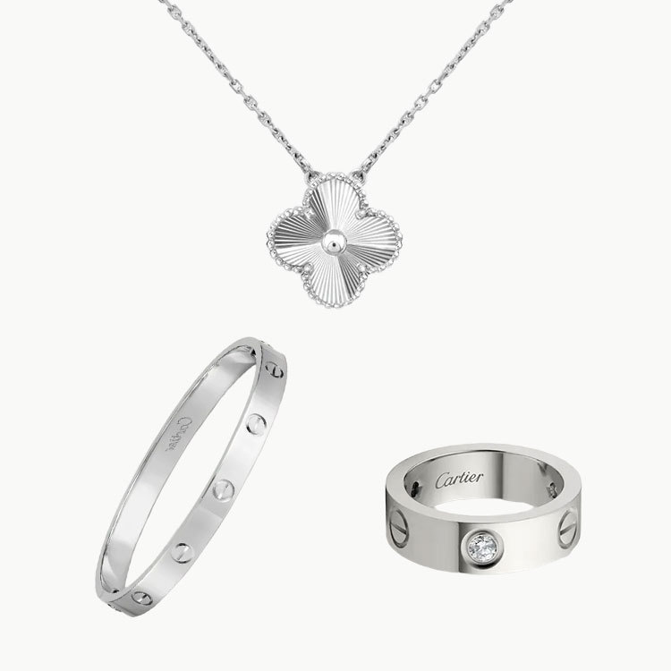 3-Piece Set Sterling silver Love & Luck Gift