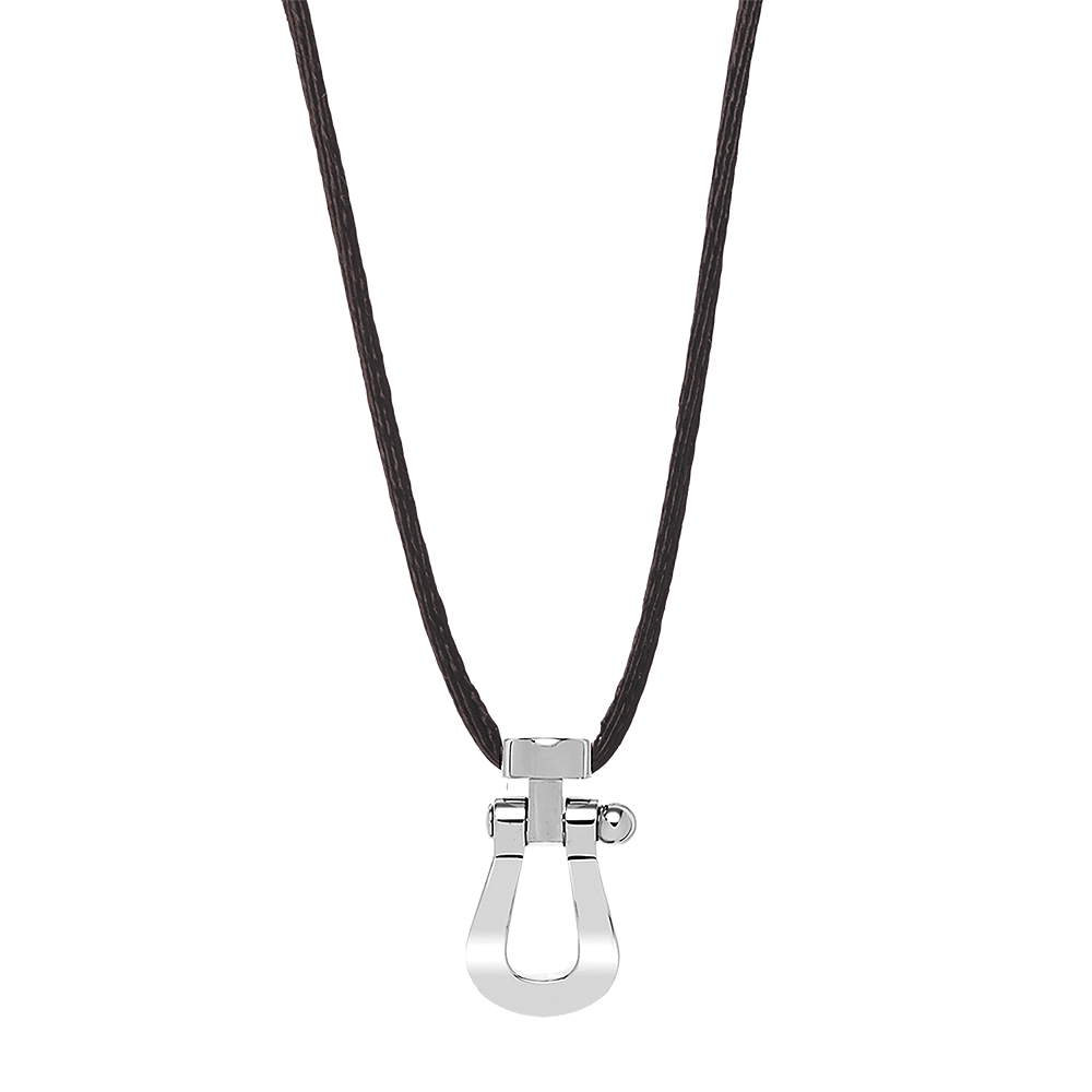 FORCE 10 PENDANT 18K WHITE GOLD LARGE MODEL