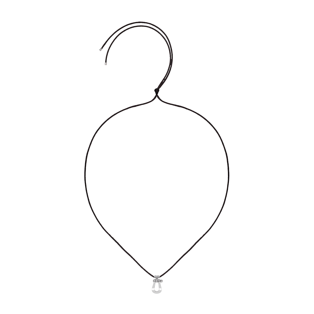 FORCE 10 PENDANT 18K WHITE GOLD AND DIAMONDS LARGE MODEL