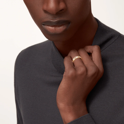 LOVE WEDDING BAND, DIAMOND-PAVED