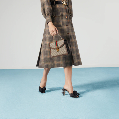 OPHIDIA  SMALL TOP HANDLE BAG