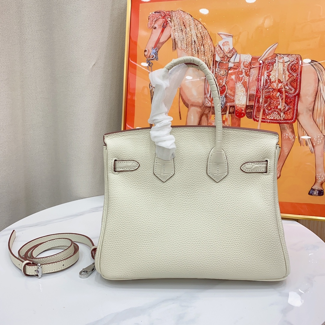 [Copy]Herthtmes Togo Matte Alligator Birkin Touch 25/30 Gold