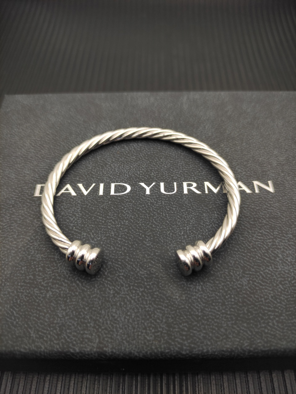 4mm Cable Classic Bracelet with Triple-Bar End Caps – Sterling Style