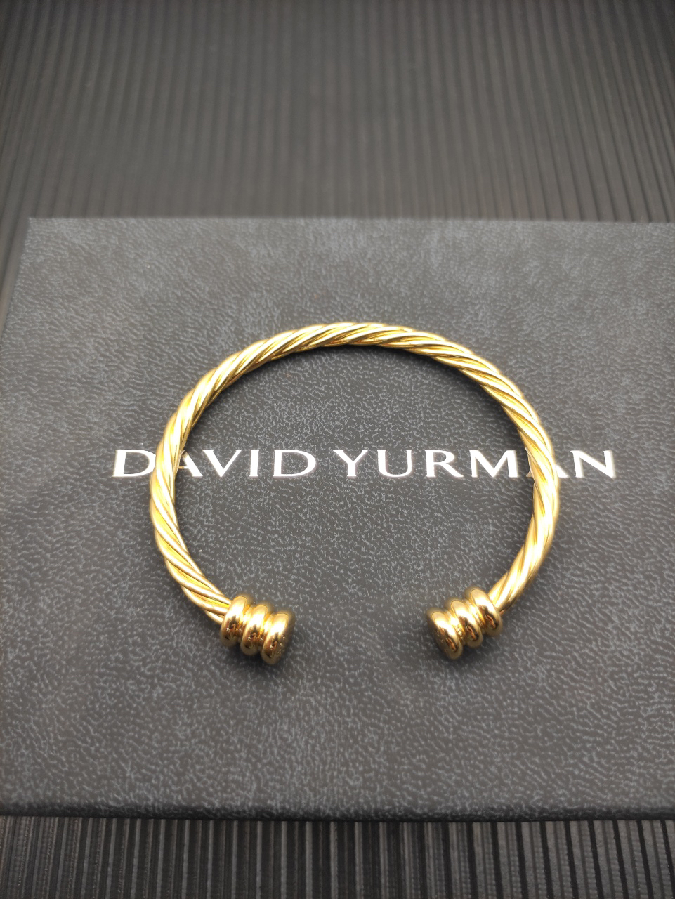 4mm Cable Classic Bracelet with Gold