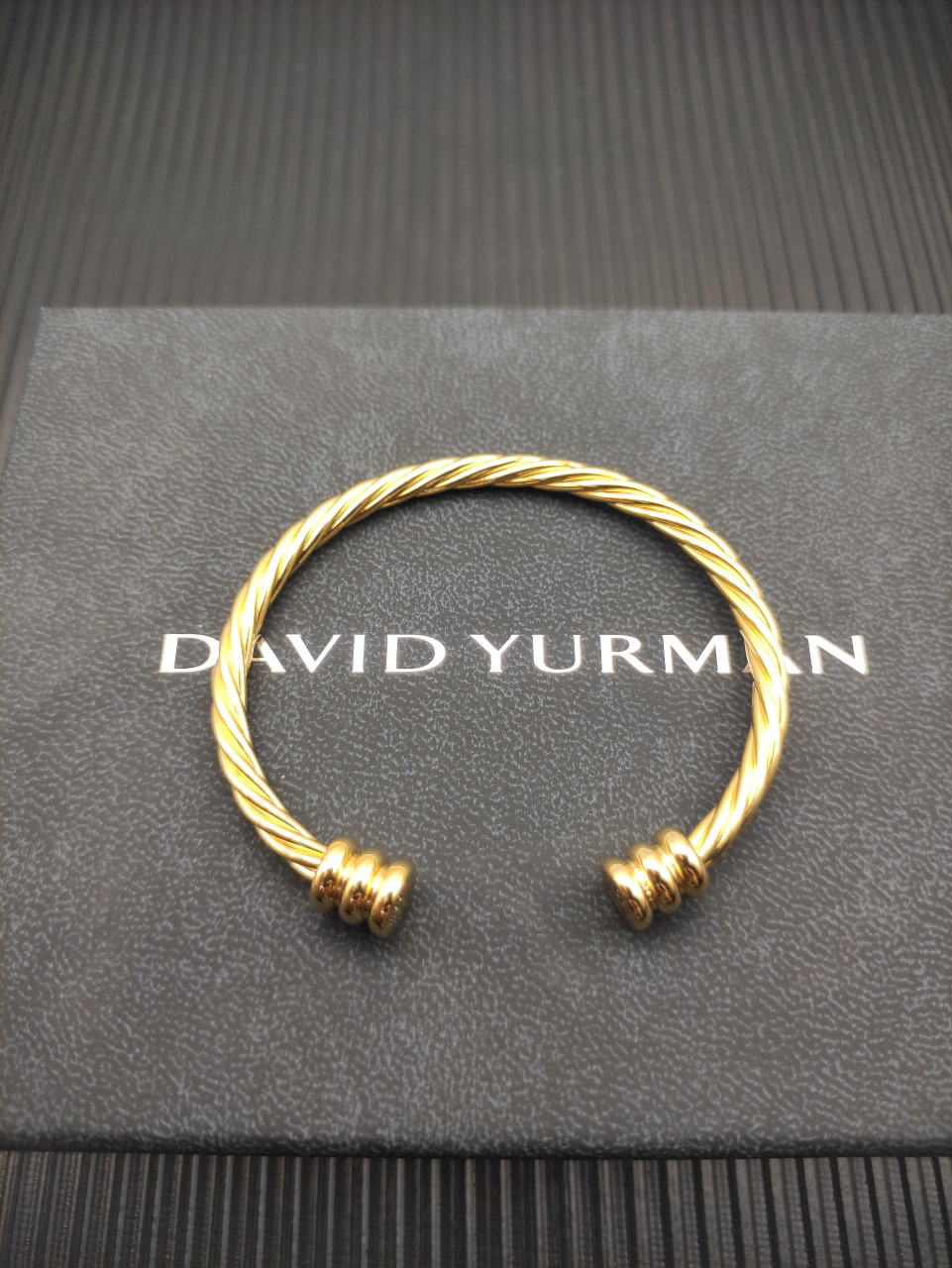 4mm Cable Classic Bracelet with Gold