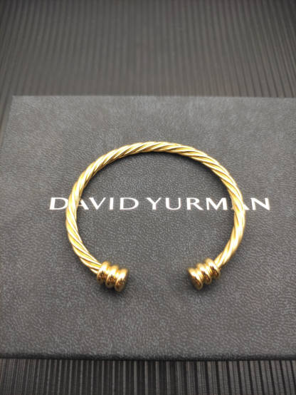 4mm Cable Classic Bracelet with Gold