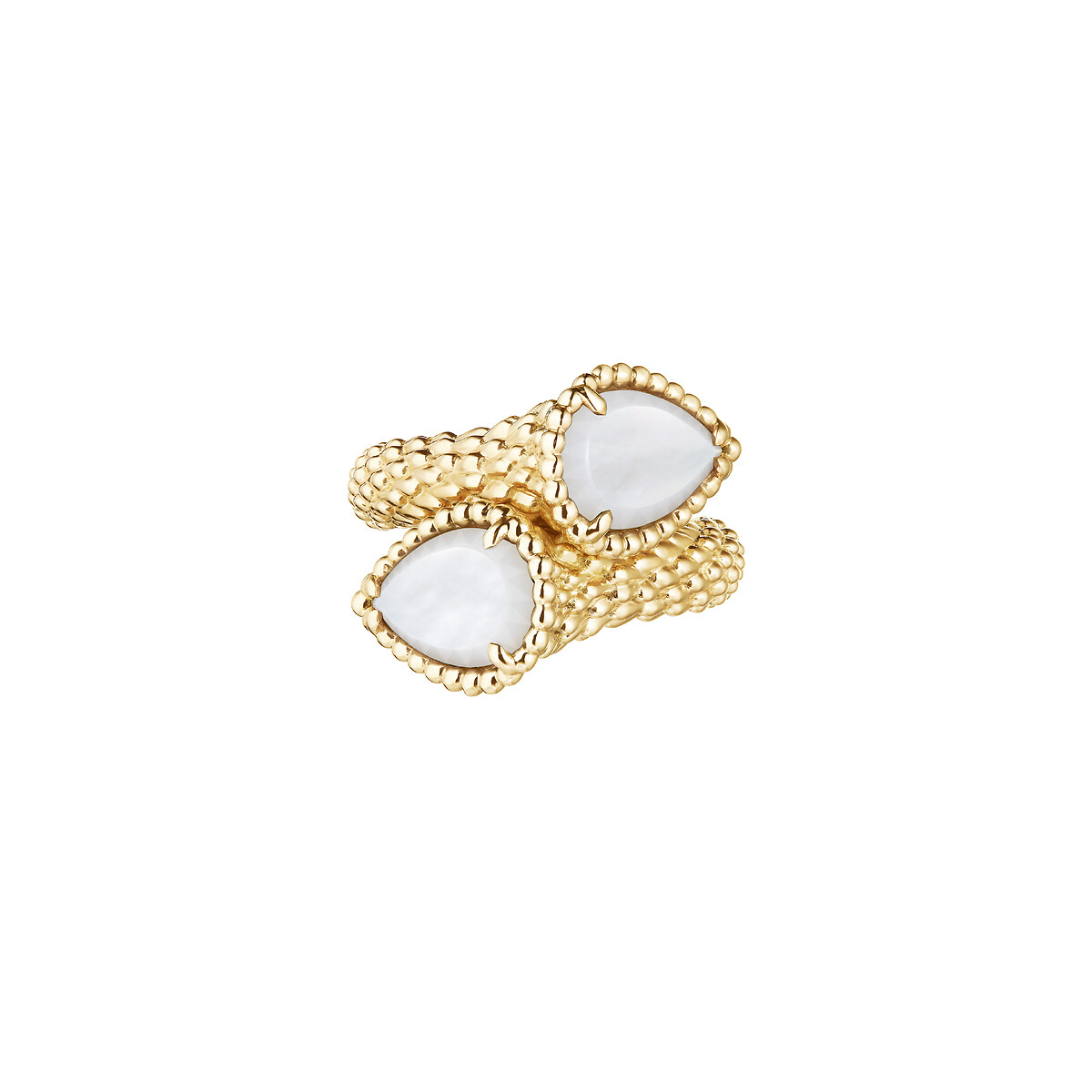 Serpent Bohème Two-stone ring, S motifs Ref  JRG02798