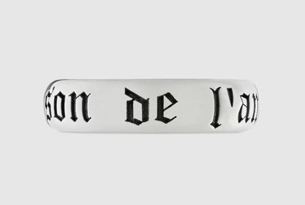 Thin 'maison de l'amour' ring