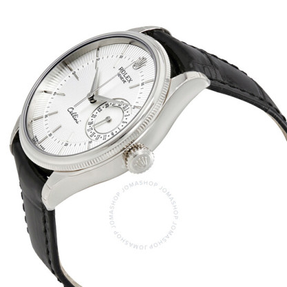 CELLINI TIME DATE SILVER MULTICOLOR DIAL SELECTION BLACK LEATHER STRAP 39MM