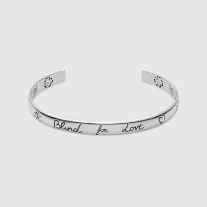 BLIND FOR LOVE' BRACELET IN SILVER