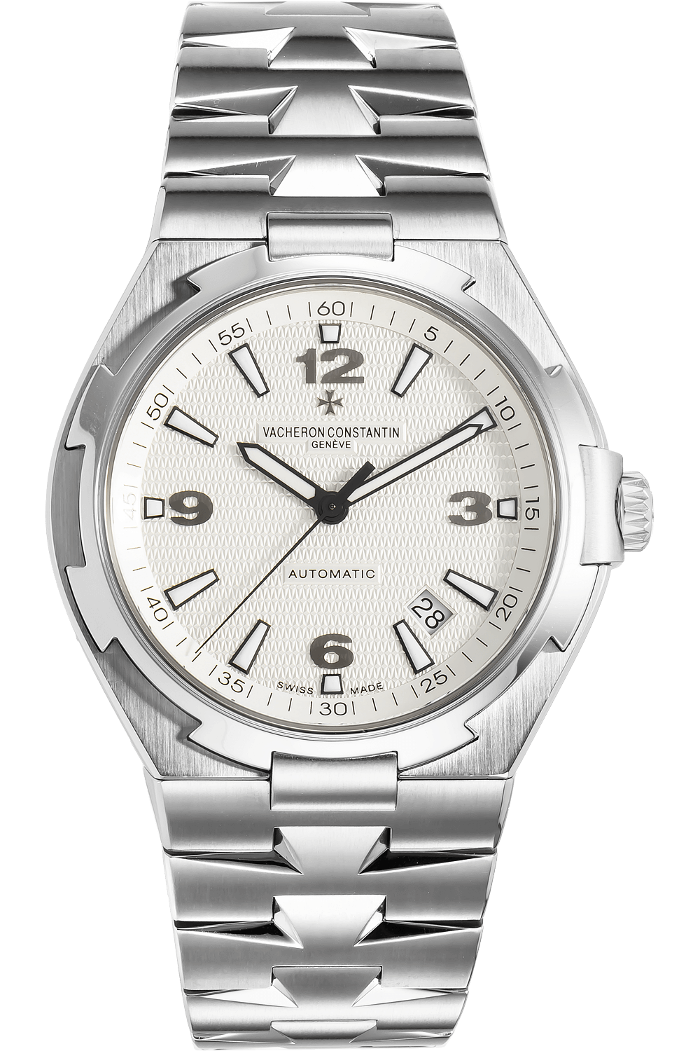 47040/B01A-9093  Overseas Automatic Stainless Steel / Silver