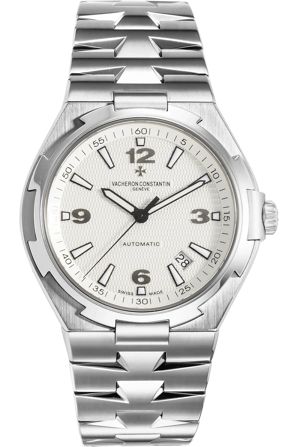 47040/B01A-9093  Overseas Automatic Stainless Steel / Silver