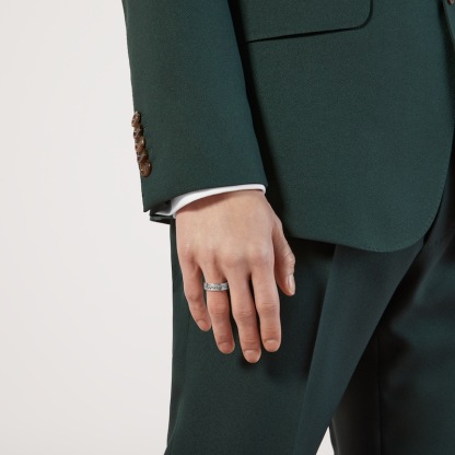 GUthtCCIGHOST RING IN SILVER