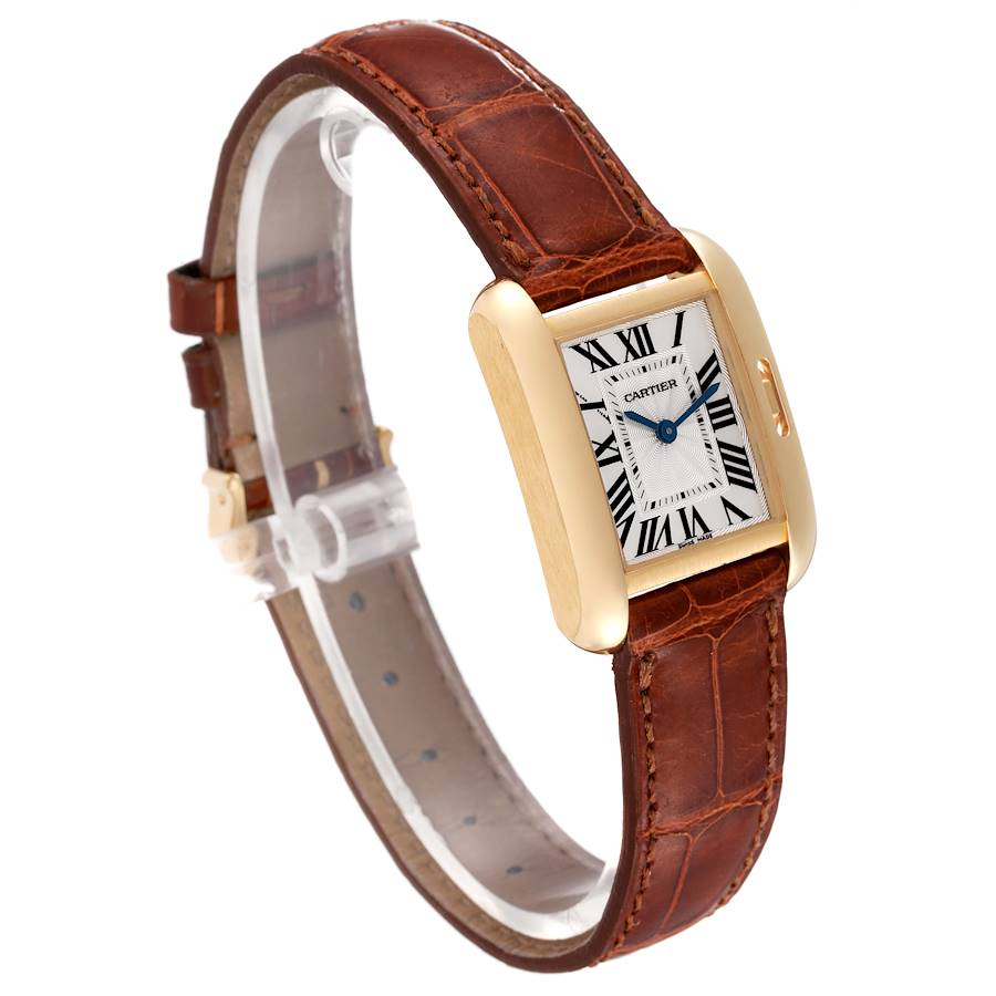 Tank Brown Leather Watch