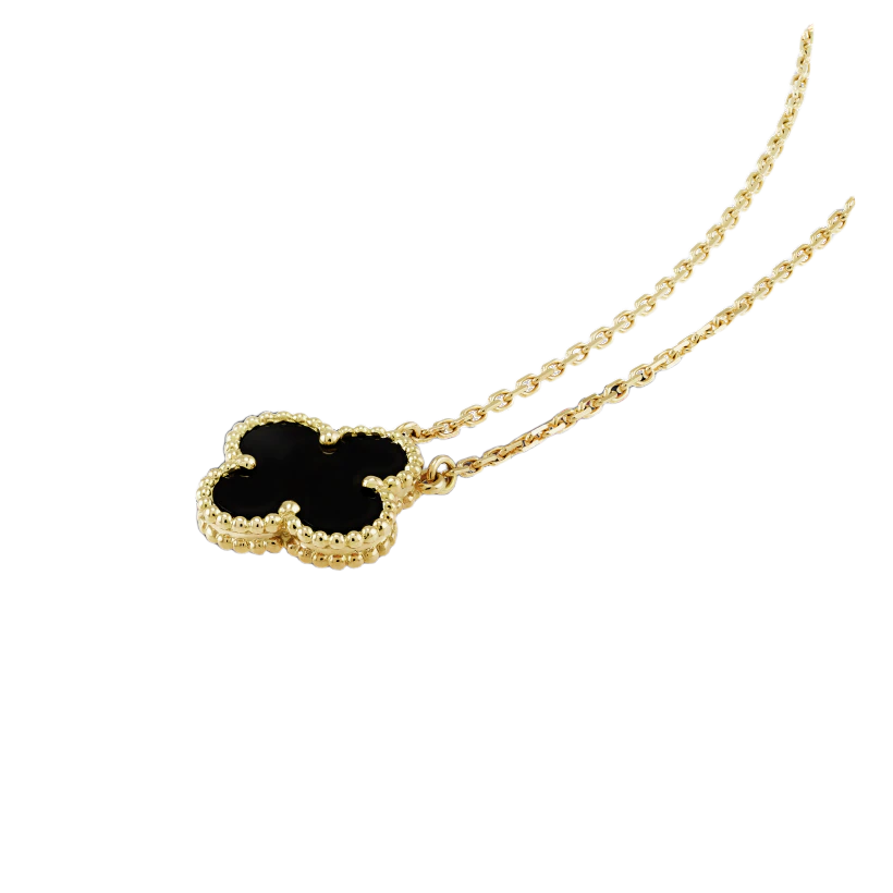 3-PIECE GOLD CLOVER JEWELRY SET: NECKLACE, BRACELET & EARRINGS