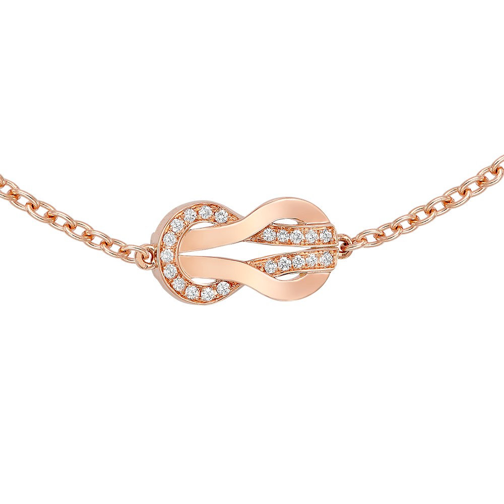 CHANCE INFINIE BRACELET 18K PINK GOLD AND DIAMONDS SMALL MODEL