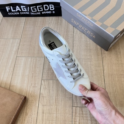 Super-Star with silver heel tab and lettering