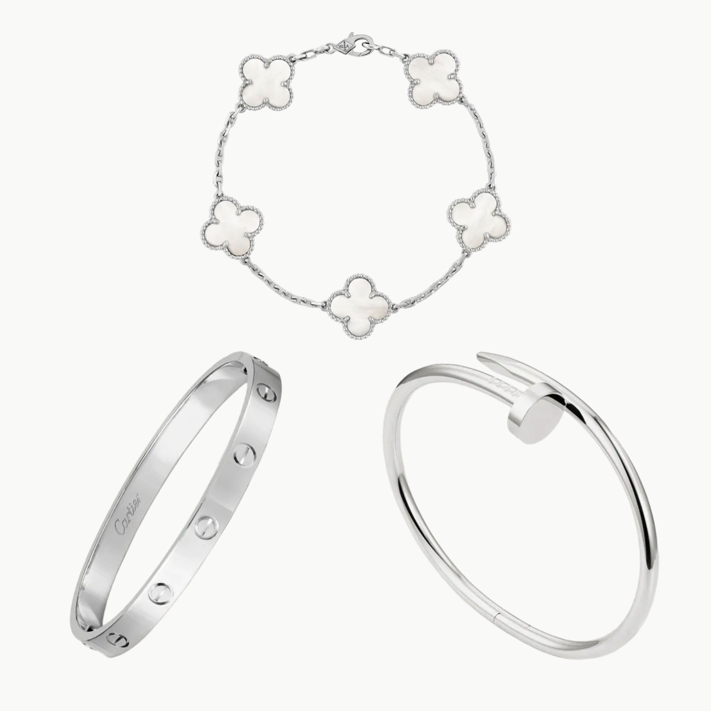 3‑Piece Icon Stack – Love, Clou & Clover