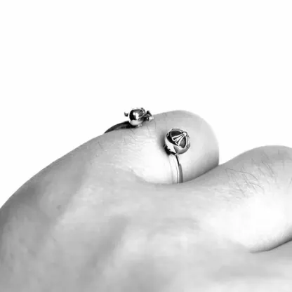 FOTI HARRIS TEETER CROSSBALL RING