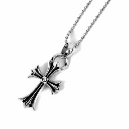 SMALL CROSS PENDANT WITH BAIL