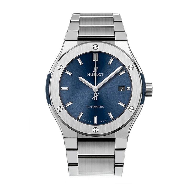 Classic Fusion Automatic Blue Dial Titanium Men's Watch