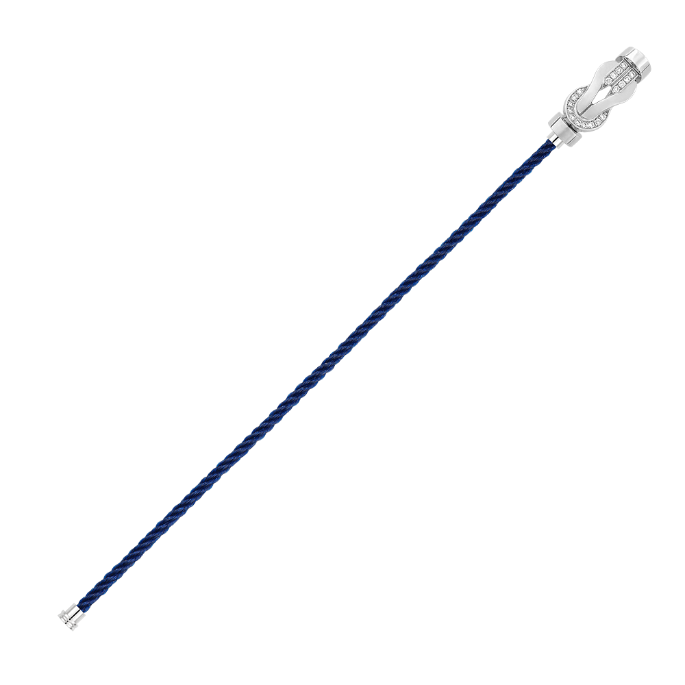 CHANCE INFINIE BRACELET 18K WHITE GOLD AND DIAMONDS MEDIUM MODEL