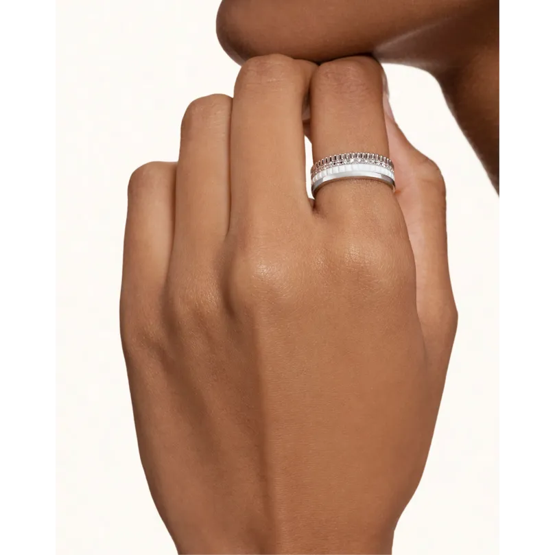 QUATRE DOUBLE WHITE EDITION SMALL RING