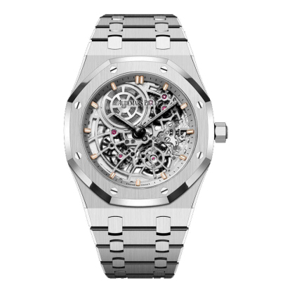 Royal Oak "JUMBO" EXTRA-THIN OPENWORKED "50TH ANNIVERSARY" Ref# 16204ST.OO.1240ST.01