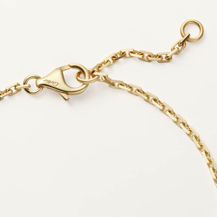 LOVE bracelet, half-paved with diamonds 18K yellow gold
