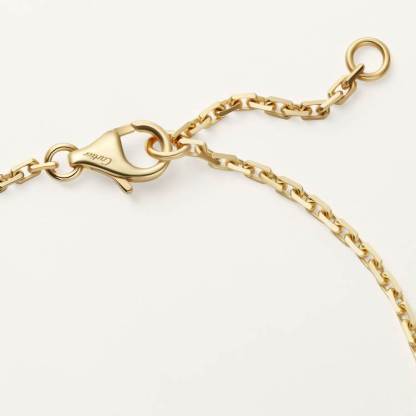 LOVE bracelet, half-paved with diamonds 18K yellow gold