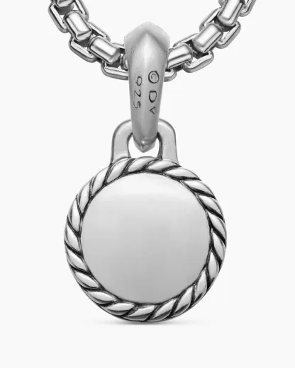 Evil Eye Amulet Sterling Silver with Lapis