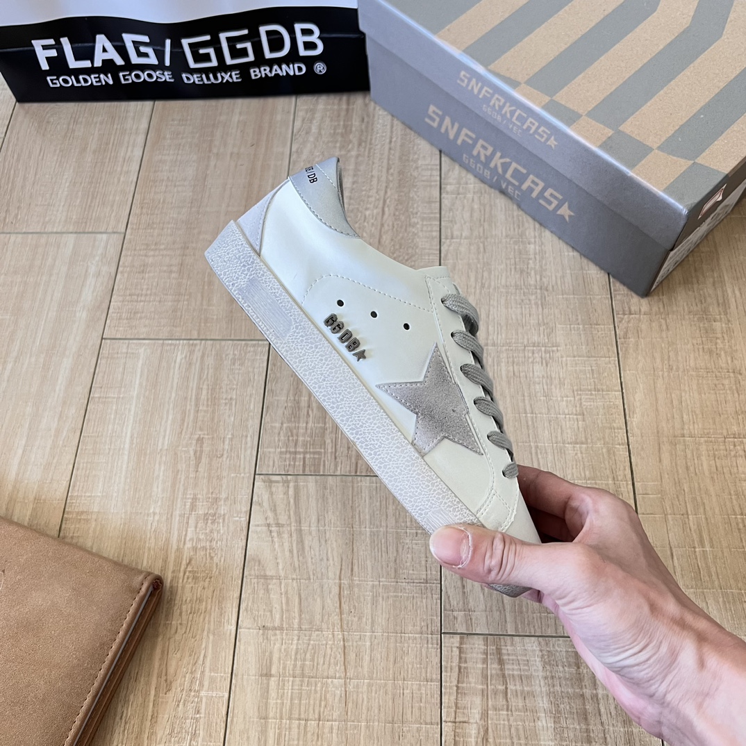 Super-Star with silver heel tab and lettering