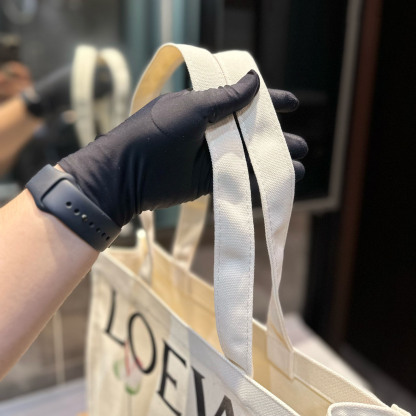 Crafted World Exhibition Canvas Tote Bag Blue Prints