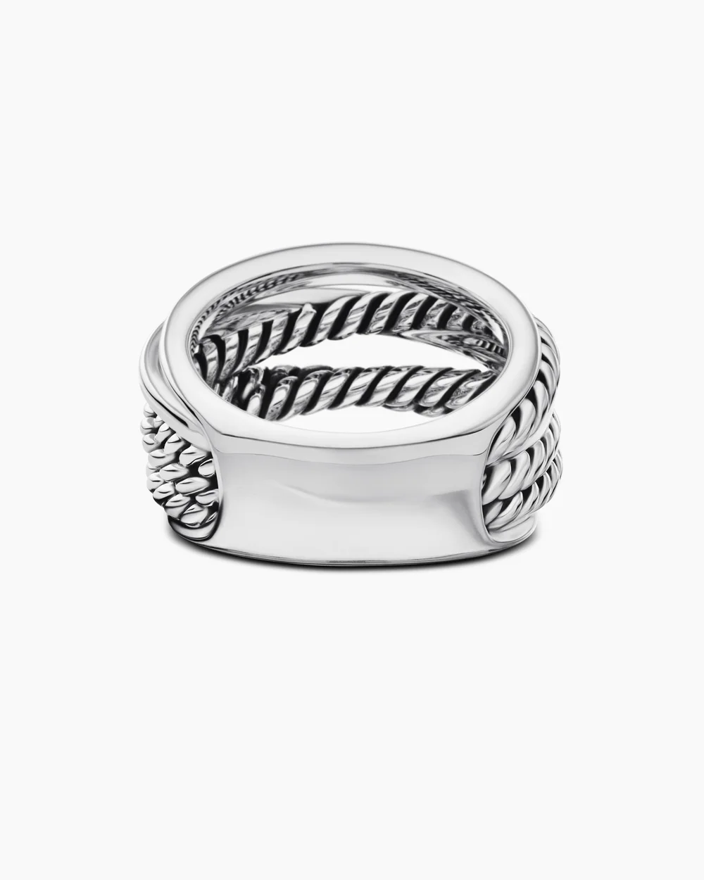 Crossover Ring Sterling Silver