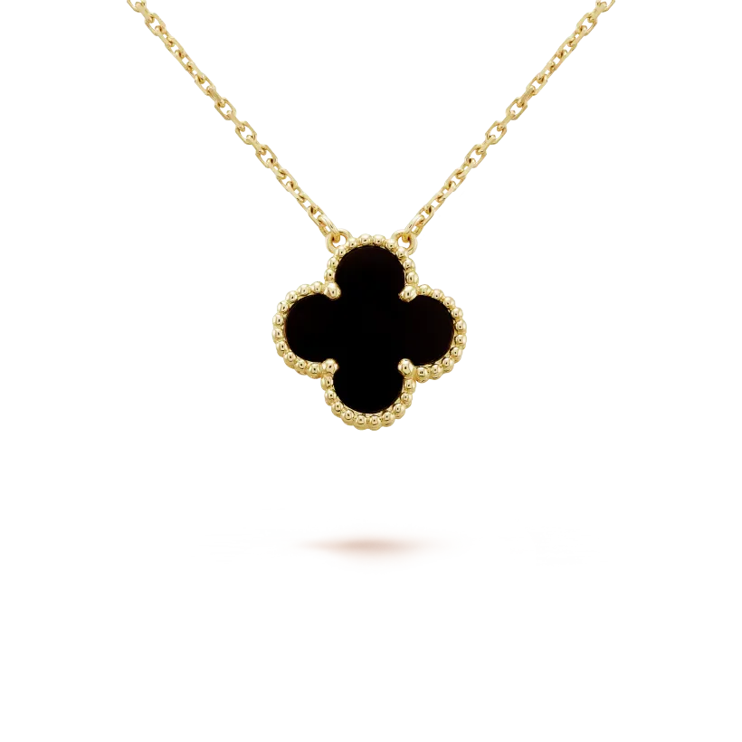 3-PIECE GOLD CLOVER JEWELRY SET: NECKLACE, BRACELET & EARRINGS