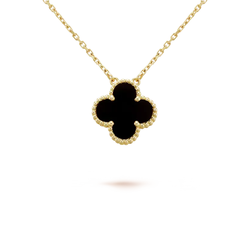 3-PIECE GOLD CLOVER JEWELRY SET: NECKLACE, BRACELET & EARRINGS
