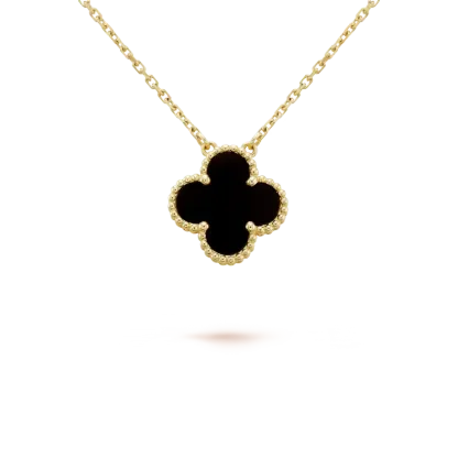 3-PIECE GOLD CLOVER JEWELRY SET: NECKLACE, BRACELET & EARRINGS