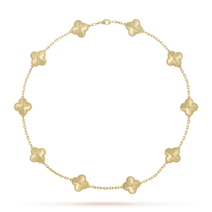 Vintage Alhambra 3‑Piece Set – Necklace, Bracelet & Earrings