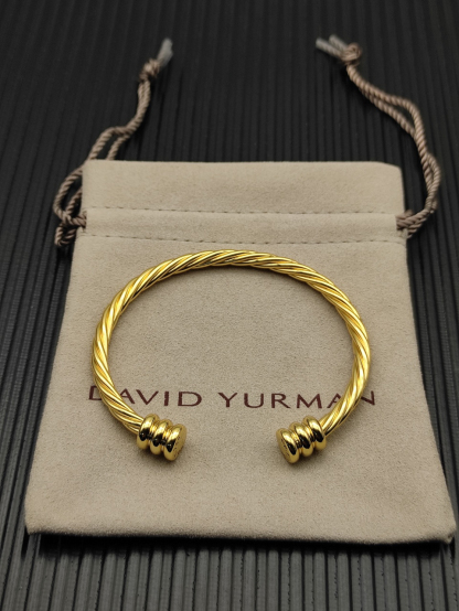 4mm Cable Classic Bracelet with Gold