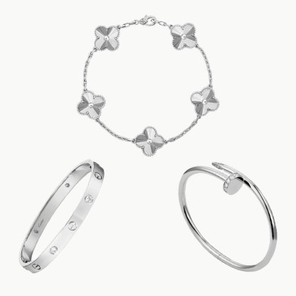 3‑Piece Icon Stack – Love, Clou & Clover