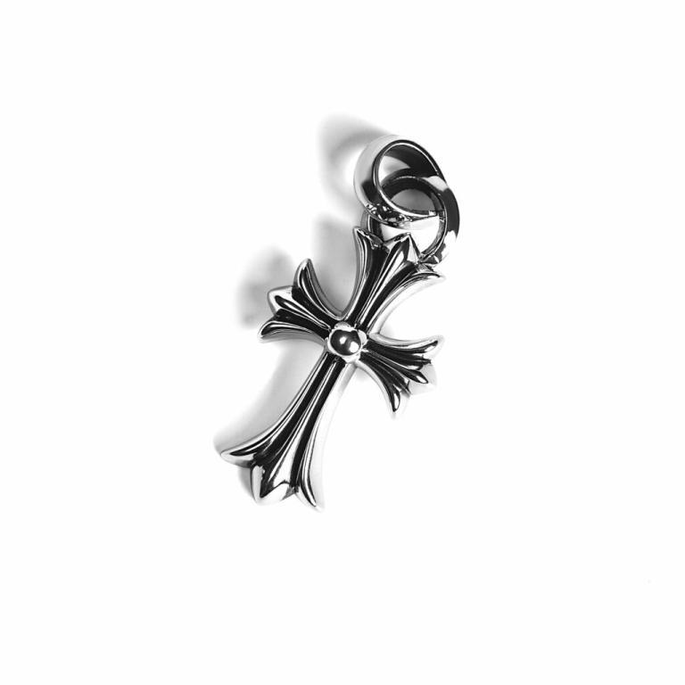 SMALL CROSS PENDANT WITH BAIL