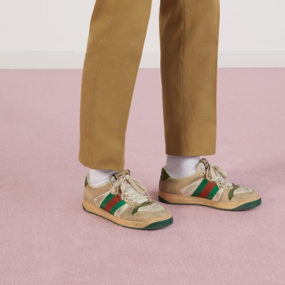 MEN'S SCREENER LEATHER SNEAKER