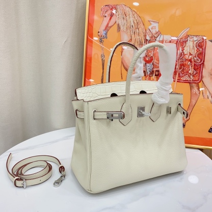 [Copy]Herthtmes Togo Matte Alligator Birkin Touch 25/30 Gold