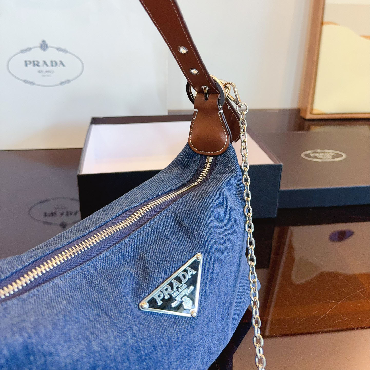 DENIM SHOULDER BAG Z17